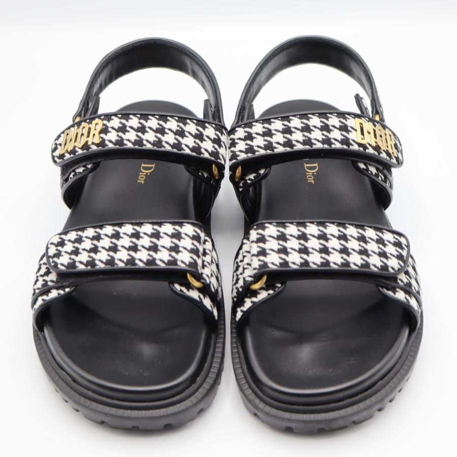 質屋 Christian Dior ディオール Dioract アクト サンダル MT0523 千鳥