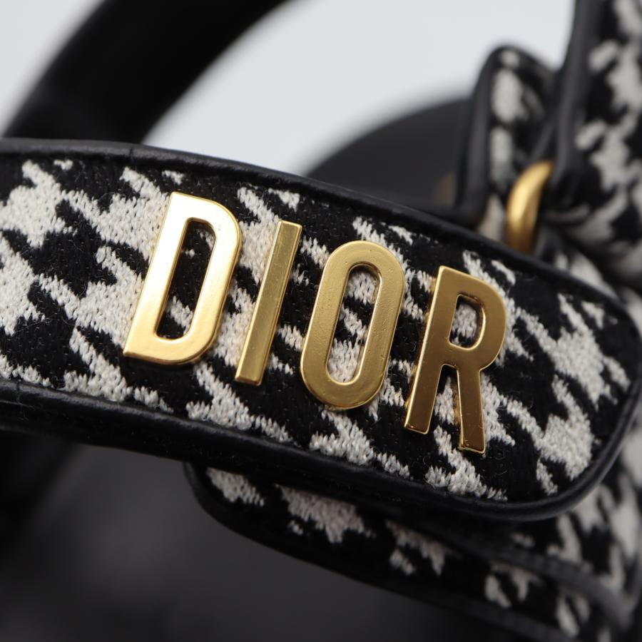 質屋 Christian Dior ディオール Dioract アクト サンダル MT0523 千鳥