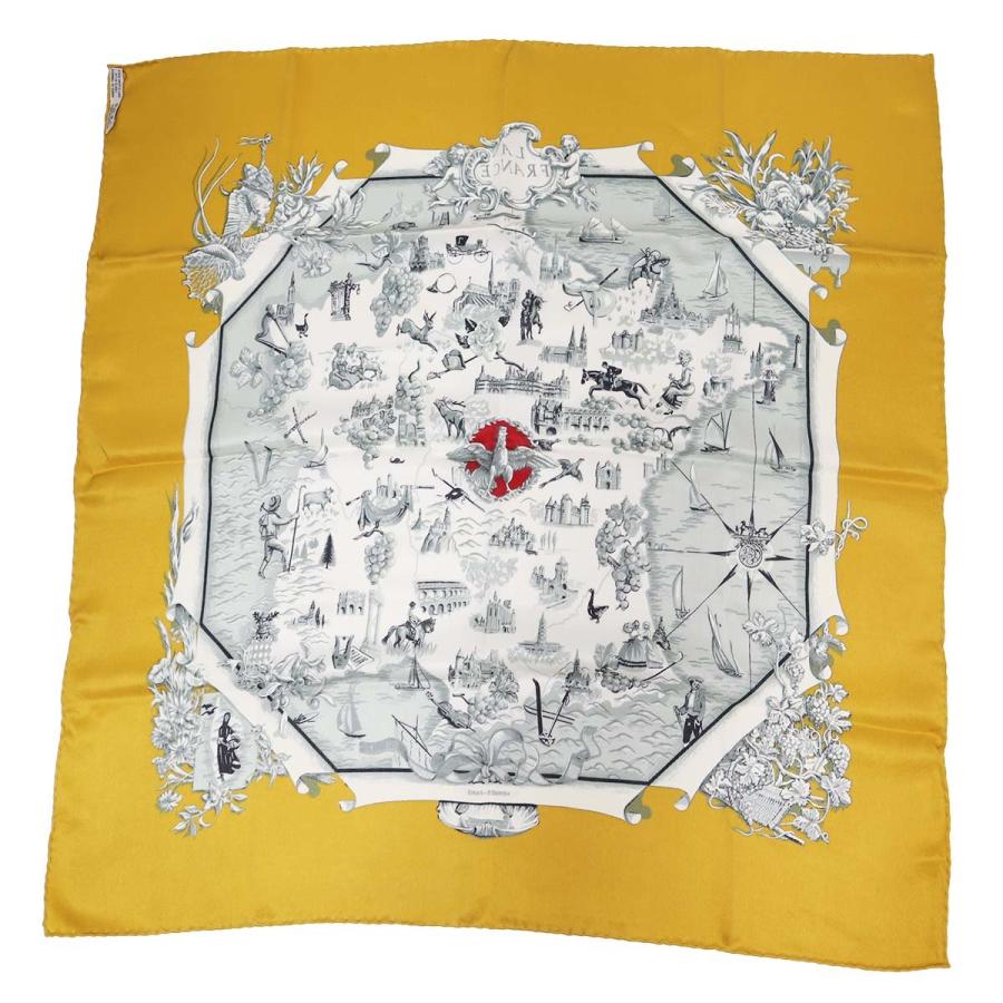 質屋 HERMES エルメス カレ70 スカーフ LA FRANCE 1959年デザイン