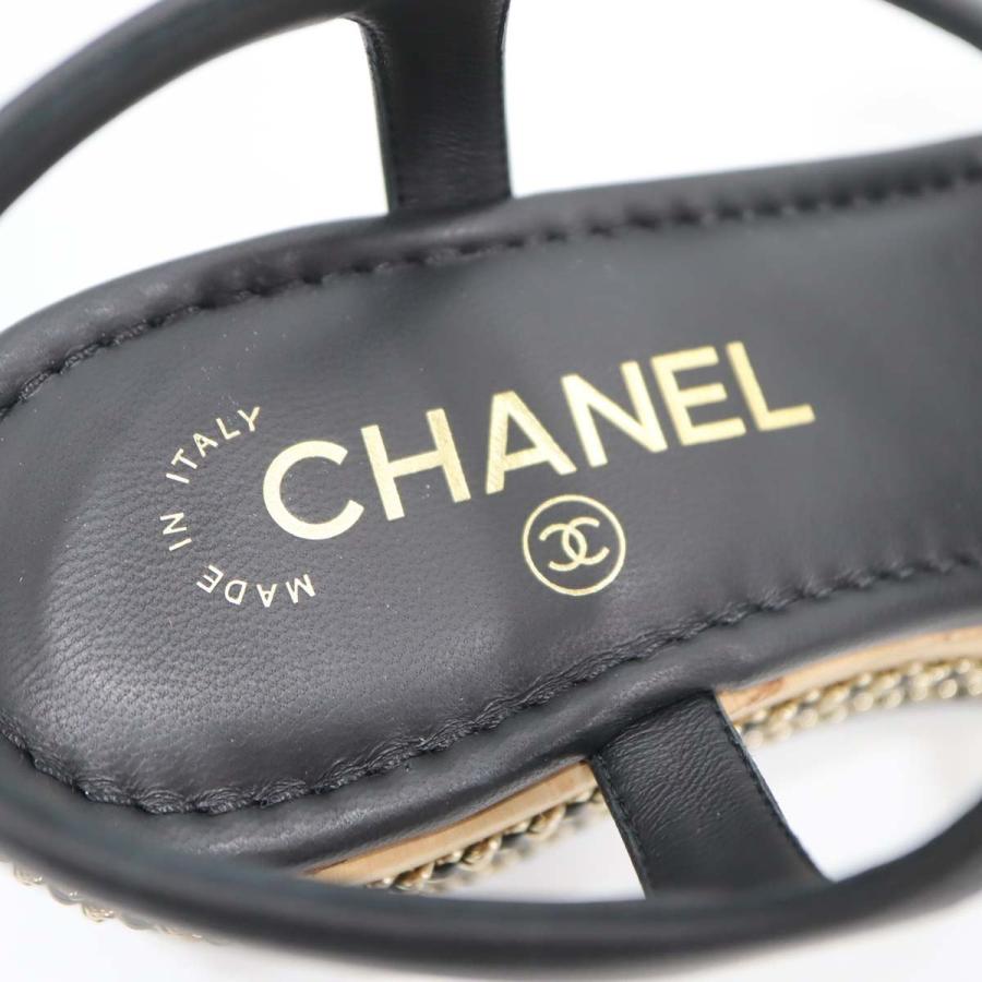 質屋 未使用 CHANEL シャネル ウエッジソール サンダル G46317