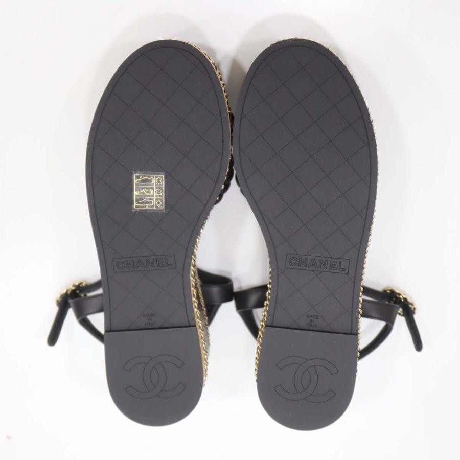 質屋 未使用 CHANEL シャネル ウエッジソール サンダル G46317