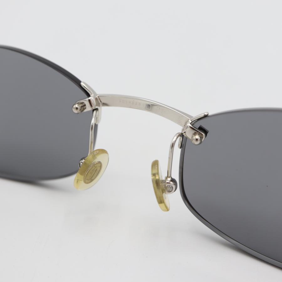 質屋 Cartier カルティエ サングラス 135 フルリム 眼鏡 メガネ 度なし