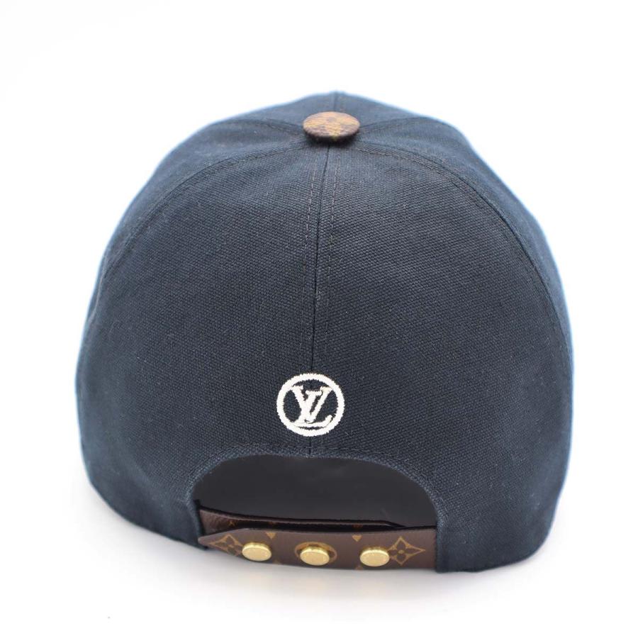 質屋 LOUIS VUITTON ルイヴィトン LV キャップ M76947 ブラック系 帽子