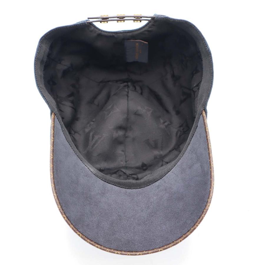 質屋 LOUIS VUITTON ルイヴィトン LV キャップ M76947 ブラック系 帽子