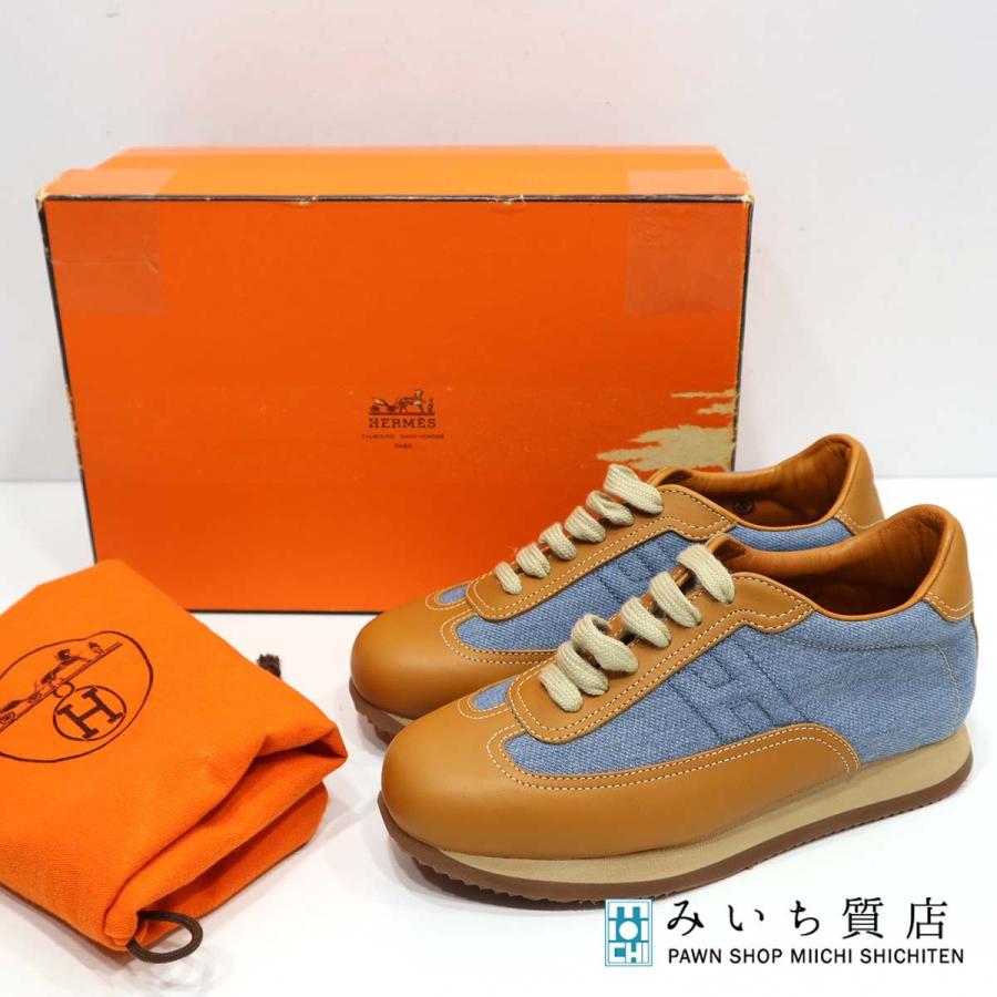 【試し履きのみ】HERMES エルメス クイック スニーカー H11983 試し履きのみ】HERMES エルメス クイック スニーカー H11983
