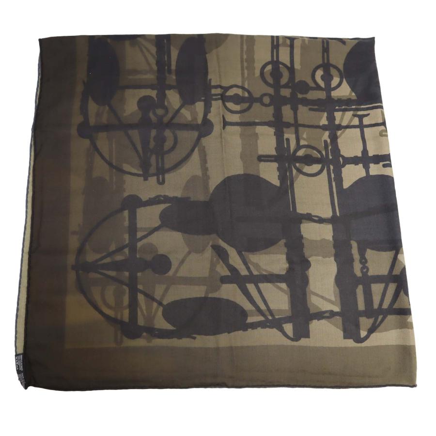 質屋 HERMES エルメス カレ140 カレジュアン Imprimeur Fou Brides et
