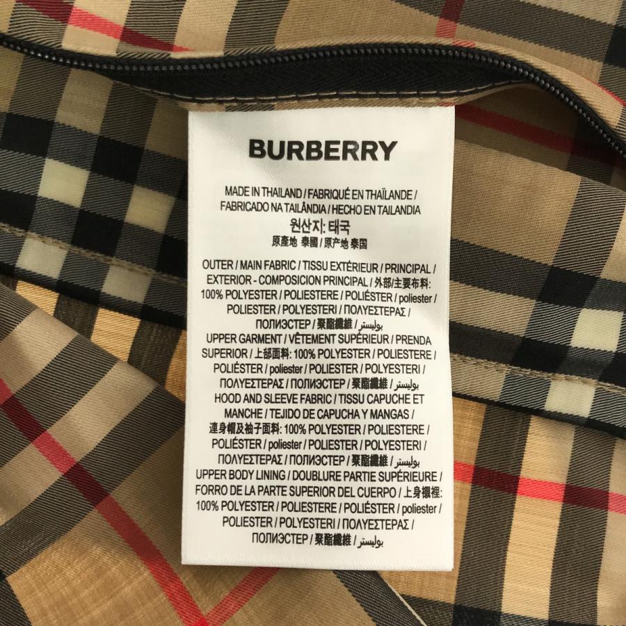 質屋 バーバリー Burberry ジャケット チェック柄 XS サイズ 8024031 フード メンズ パーカー ブラック 21s1056-1 みいち質店｜miichi78｜04