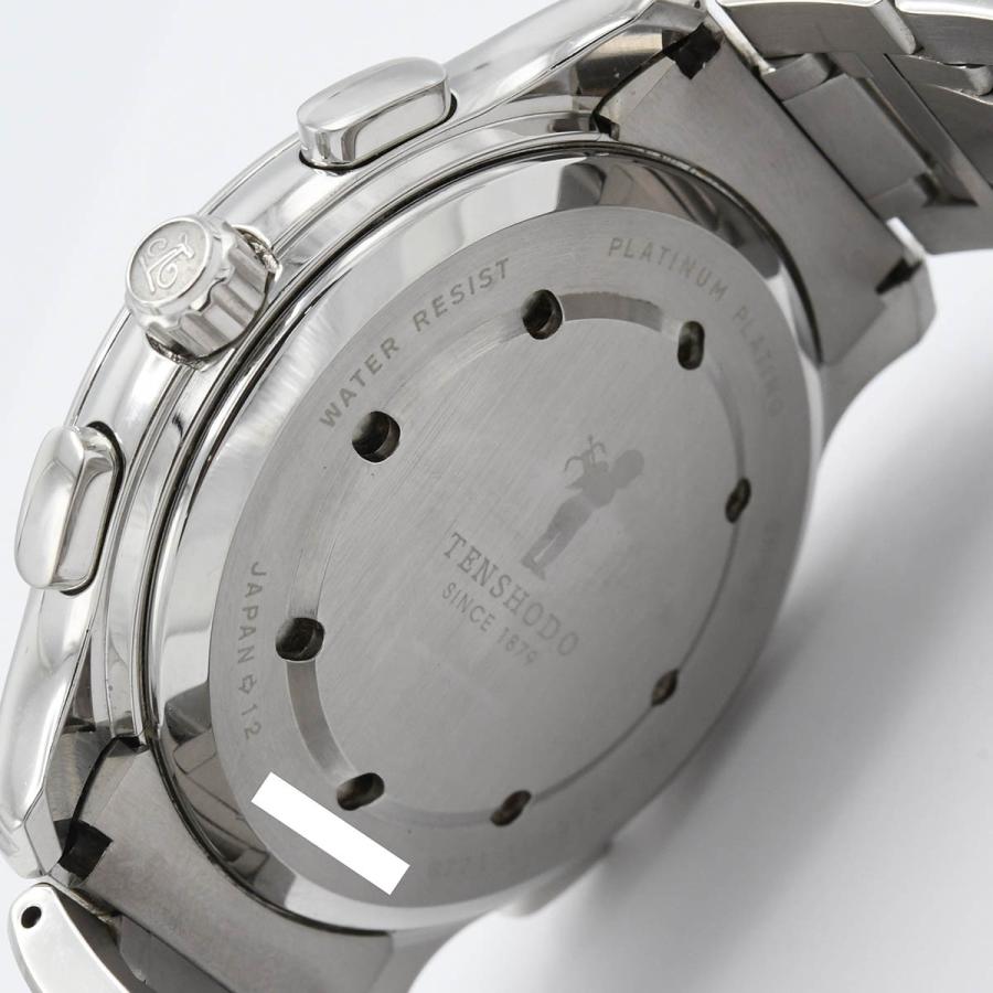 質屋 稼働 腕時計 TENSHODO 天賞堂 6771-T003702 グランドコンプリケーション ムーンフェイズ クォーツ 白色文字盤 箱・説明書 H6633 みいち質店 |  | 04