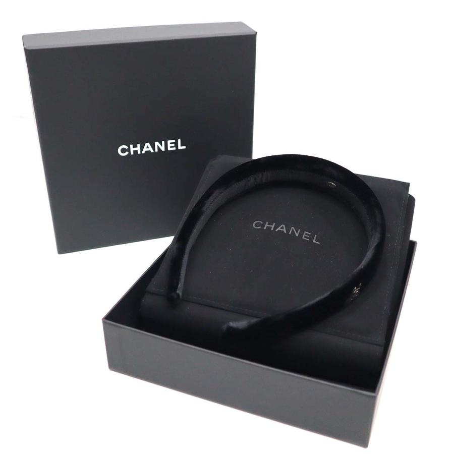 CHANEL シャネル リボン ブローチ ベロア ブラック 黒 箱付き シャネル(CHANEL)シャネル ブローチ リボン ブローチ アクセサリー