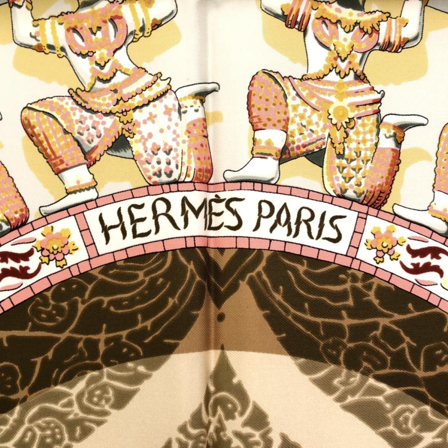 質屋 HERMES エルメス カレ90 SIAM シャム サイアム シルク スカーフ