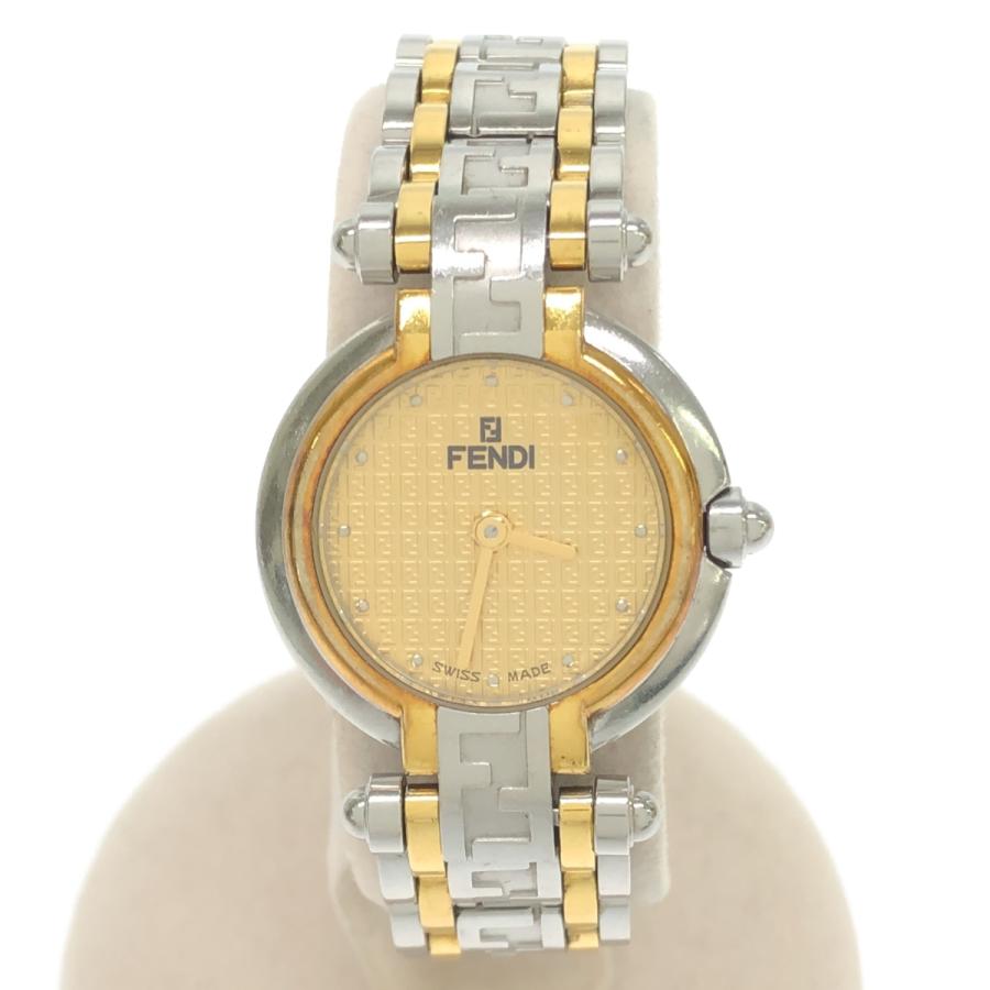 FENDI 腕時計 質屋 稼働 腕時計 FENDI フェンディ 760L ズッカ柄 クォーツ QZ