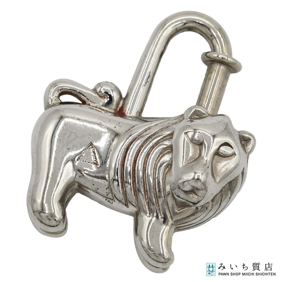 エルメス　カデナ　ライオン 質屋 HERMES エルメス カデナ ライオン AFRICA 1997刻印 限定 L