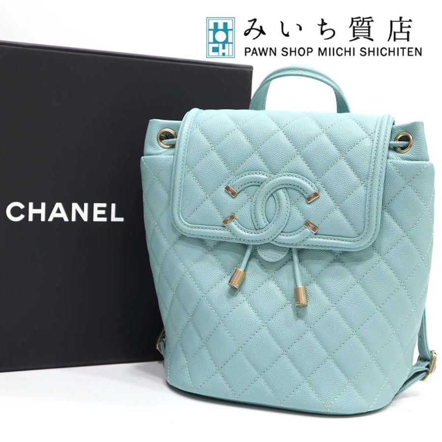 質屋 シャネル CHANEL フィリグリー リュック スモールバッグ キャビア 