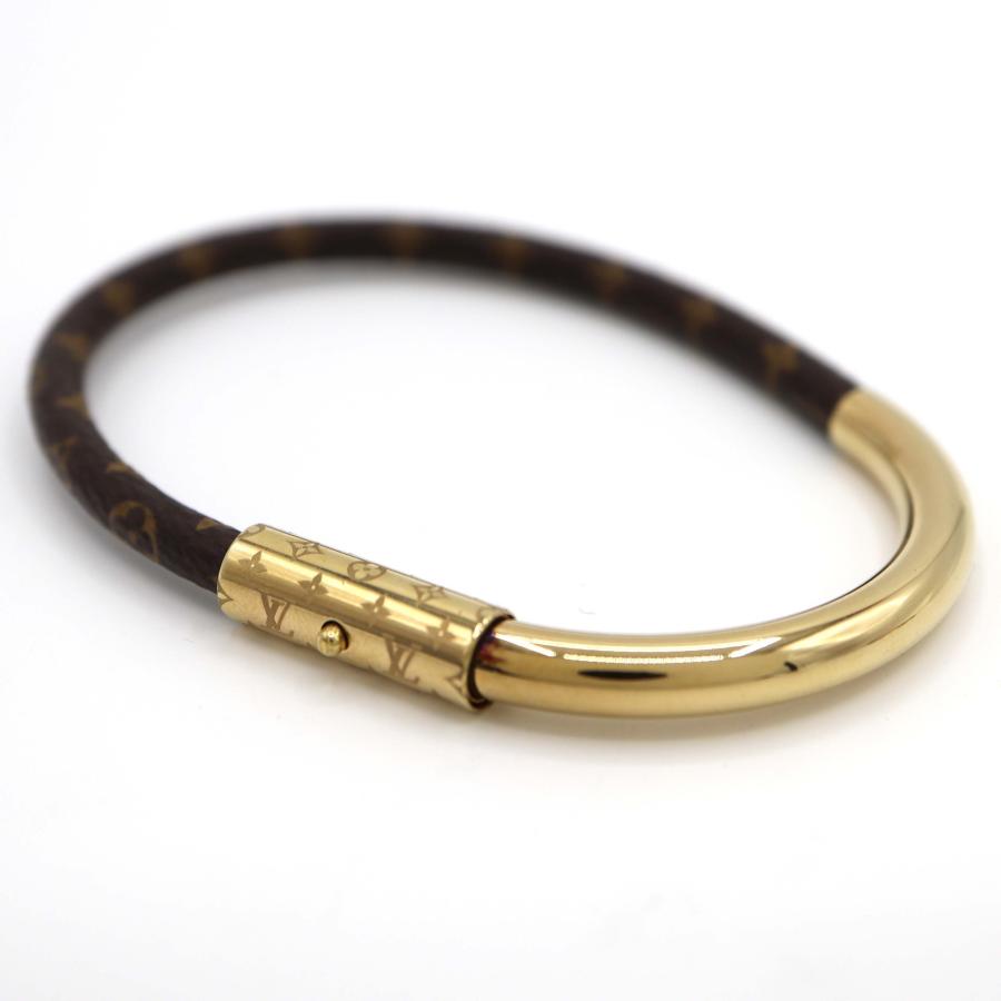 ルイヴィトン　レザーブレスレット　2連 質屋 LOUIS VUITTON ルイヴィトン ブレスレット ブラスレ 2点 M8054