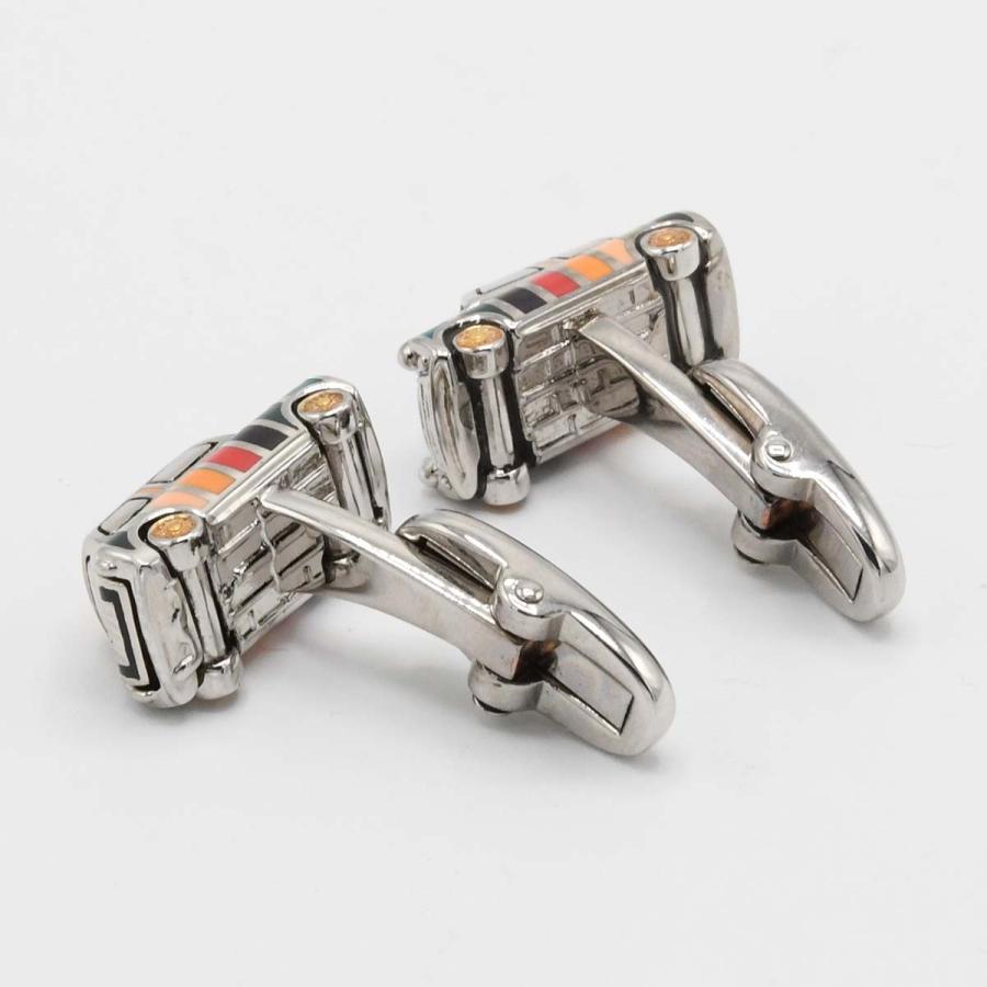 質屋 Paul Smith ポールスミス カフス 車 ミニクーパー マルチカラー