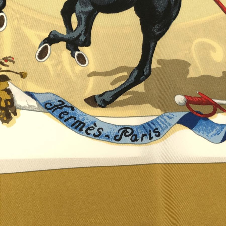 質屋 HERMES エルメス カレ90 PLAZA DE TOROS 闘牛場 シルク100