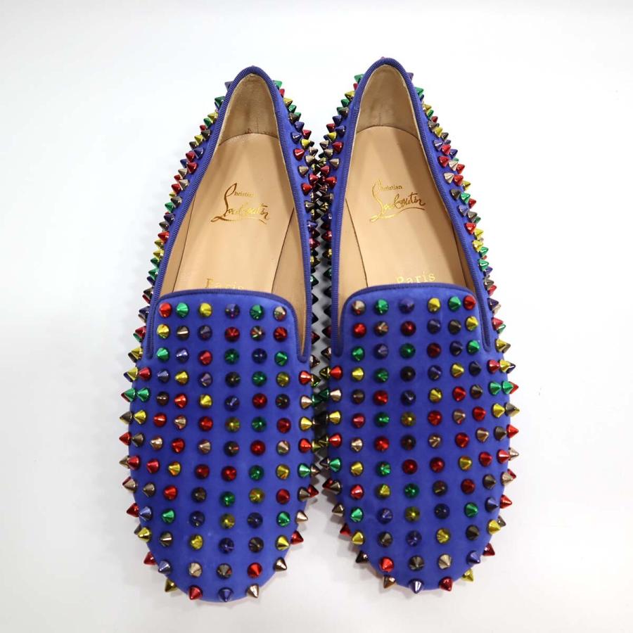 美品♡christianlouboutin ルブタン38 1/2 スタッズヒール Christian Louboutin ルブタン スタッズヒール 38 1/2 【公式通販】