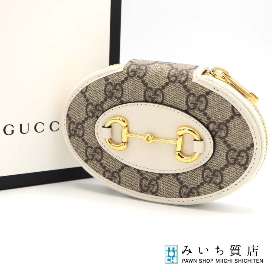 質屋 GUCCI グッチ コインケース ホースビット 1955 622040 GG 