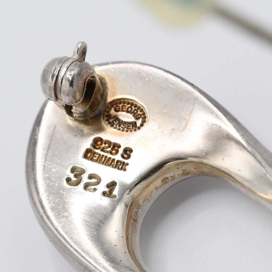 質屋 GEORG JENSEN ジョージジェンセン ブローチ 321 スプラッシュ 925 シルバー 約18.7g アクセサリー レディース H8233-1 みいち質店_2
