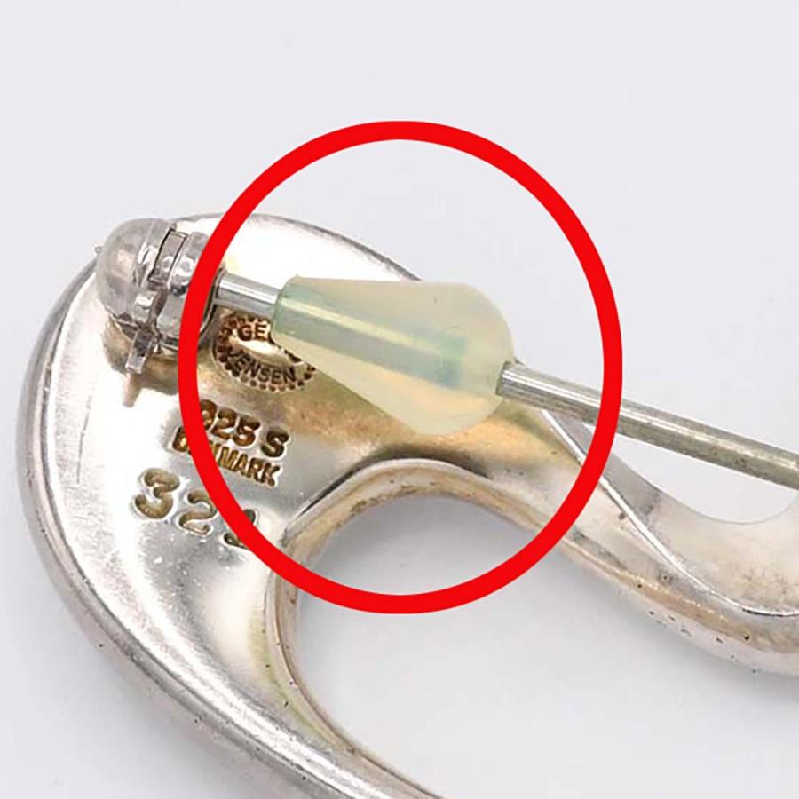 質屋 GEORG JENSEN ジョージジェンセン ブローチ 321 スプラッシュ 925 シルバー 約18.7g アクセサリー レディース H8233-1 みいち質店_4