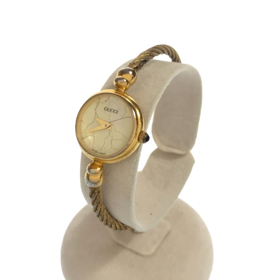 E*.様 稼働 美品 新品電池 GUCCI グッチ 2700.2.L 腕時計 バ 質屋 腕時計 稼働 グッチ GUCCI 2700.2L シェル文字盤 2024.7