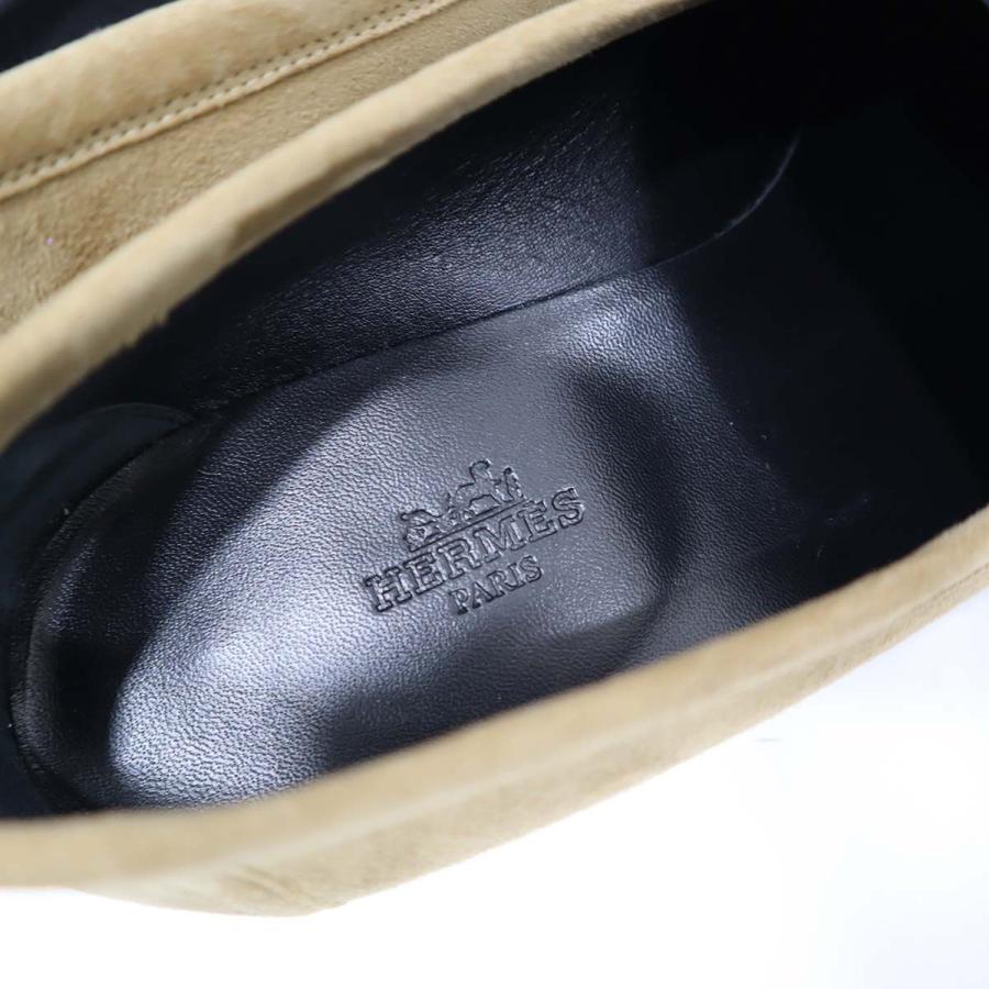 質屋 未使用 エルメス HERMES AF222068Z 2204 モカシン ロワイヤル 38