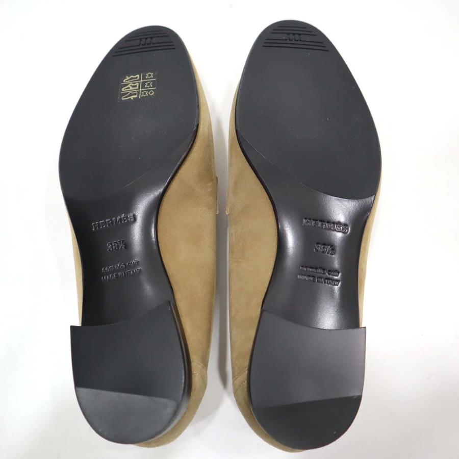 質屋 未使用 エルメス HERMES AF222068Z 2204 モカシン ロワイヤル 38