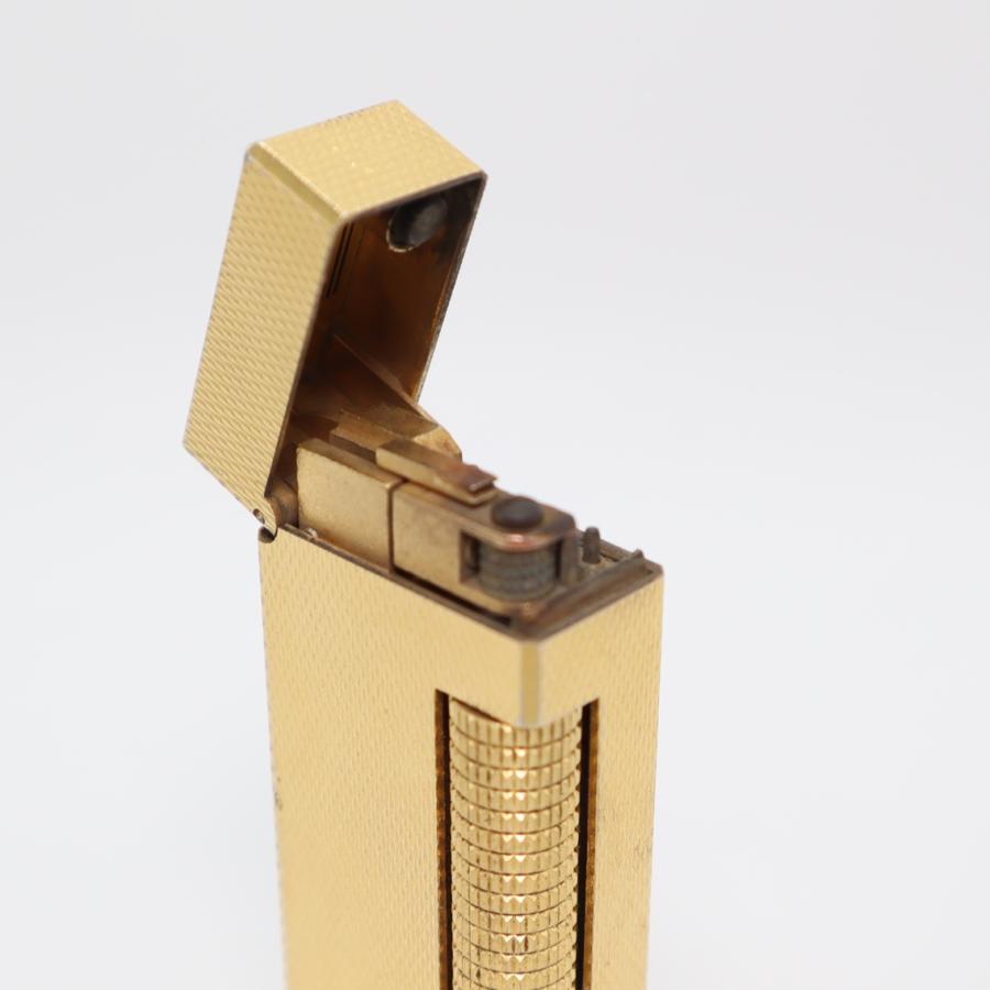 質屋 dunhill ダンヒル ガスライター US RE24163 ゴールドカラー