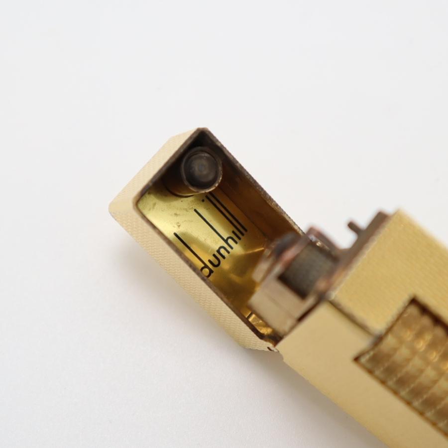 質屋 dunhill ダンヒル ガスライター US RE24163 ゴールドカラー 