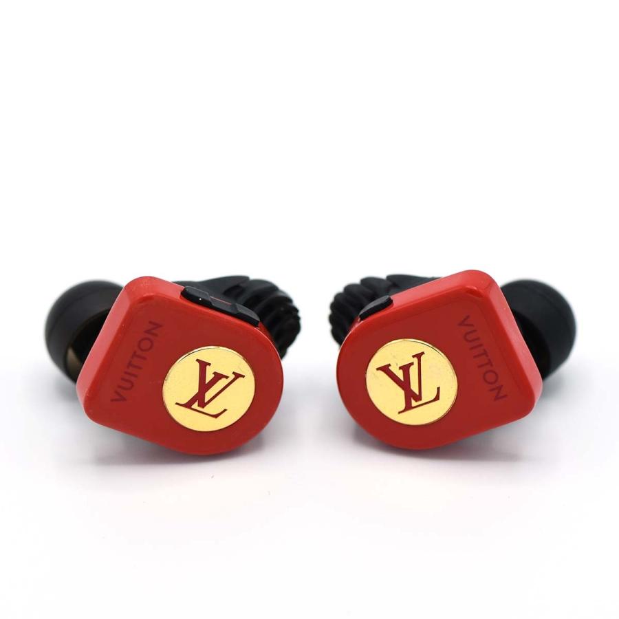 質屋 稼働 LV ホライゾン イヤホン レッド QAB140 UF7003