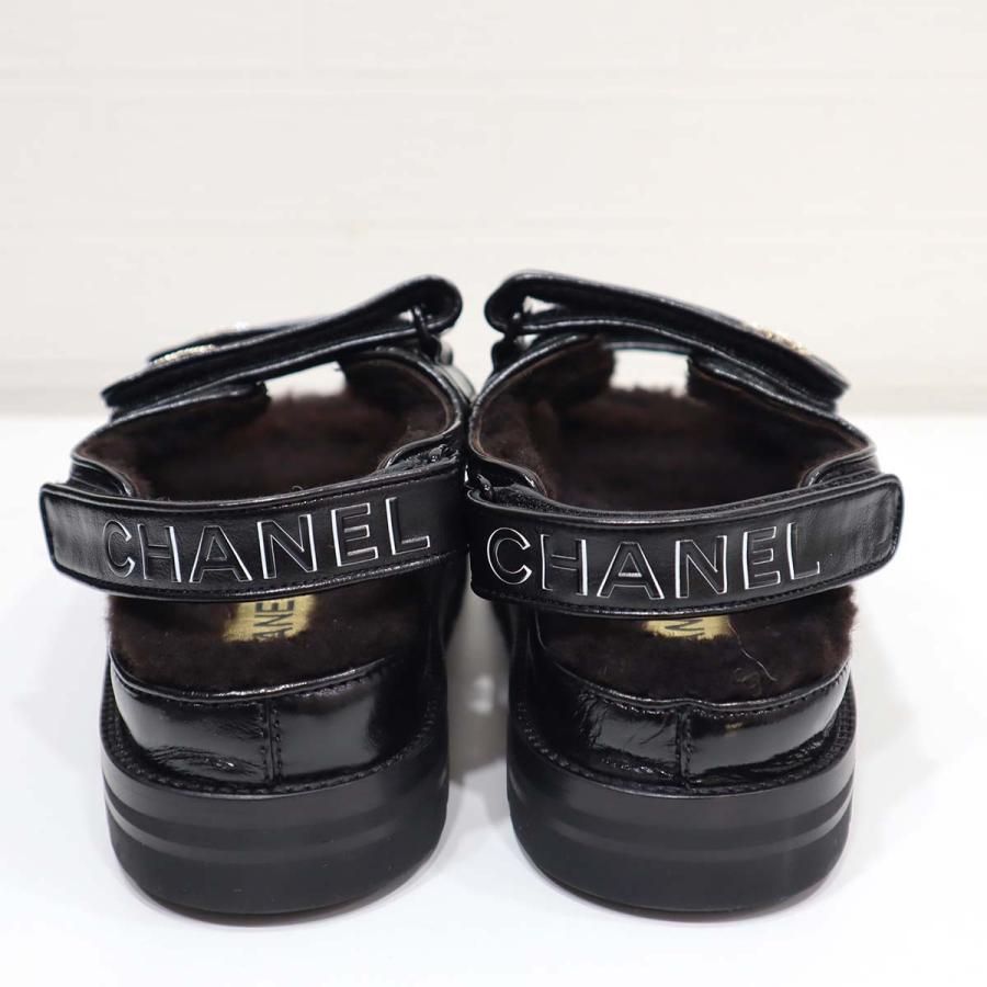 質屋 未使用 シャネル CHANEL サンダル ボア G45291 ソックス 質屋 未使用 シャネル CHANEL サンダル ボア G45291 ソックス