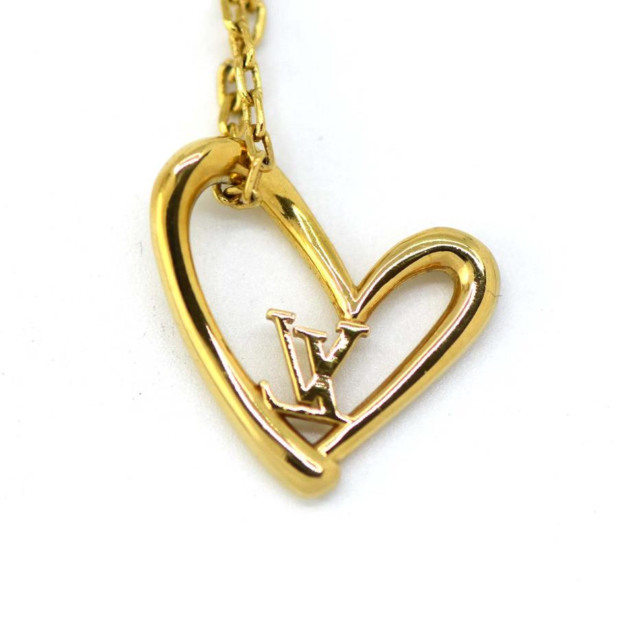 質屋 ルイヴィトン M00465 ネックレス LV コリエ ハート