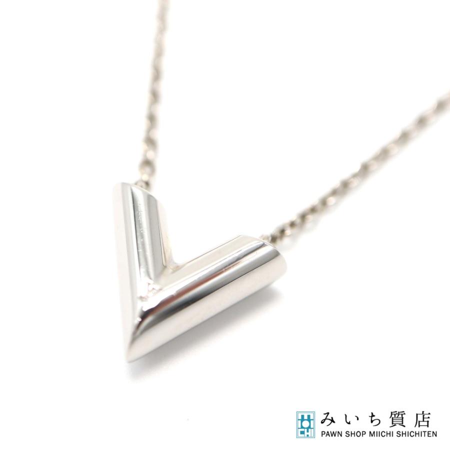 質屋 LOUIS VUITTON ルイヴィトン M63197 ネックレス エセンシャルV