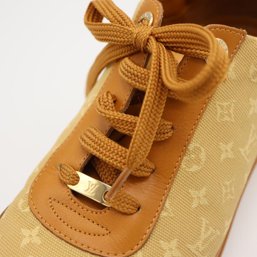 質屋 LOUIS VUITTON ルイヴィトン スニーカー モノグラム GO1014 37 1