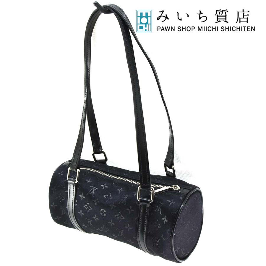 質屋 LV ルイ・ヴィトン リトルパピヨン モノグラム サテン LOUIS 