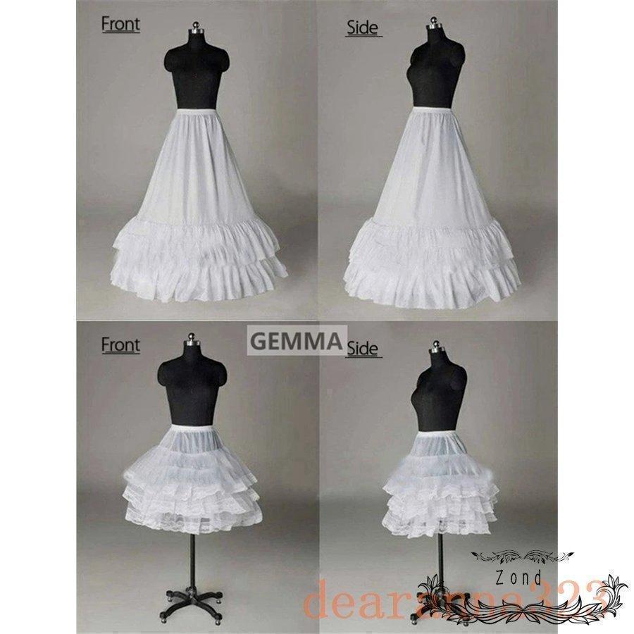 ホワイトパニエ/ブラック/プリンセスライン大人用ウエディングドレス用Aラインロングドレスカーボリュー結婚二次演奏会 |  | 02