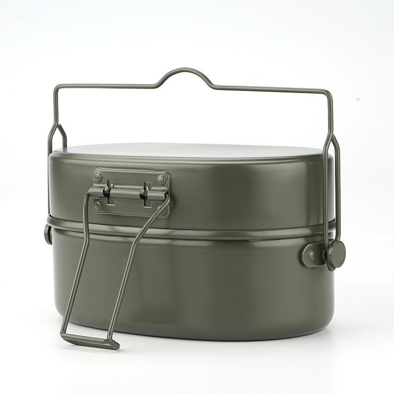 コムー　兵式 戦闘飯盒2型 Amazon.co.jp: 戦闘飯盒2型 兵式飯盒2型 水蒸気炊飯2合飯盒 林間