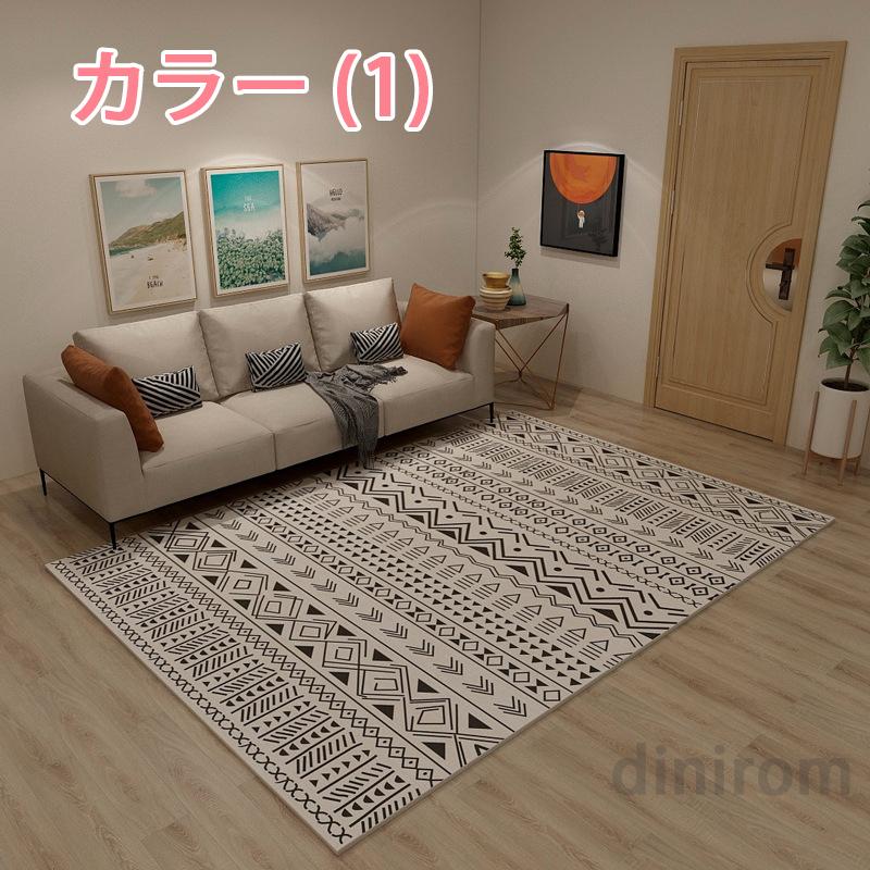 90%OFF】 マット 北欧 ラグ モロッコ柄 new 厚手 滑り止め 洗える 絨毯 おしゃれ かわいい モダン ミニラグ ジュータン 花柄 バラ 夏用 冬用 新品ミニラグ①