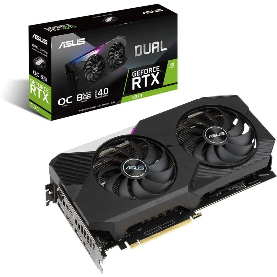 【非LHR】ASUS NVIDIA GeForce RTX 3070 搭載 デュアルファンモデル 8G DUAL-RTX3070-O8G | ASUS