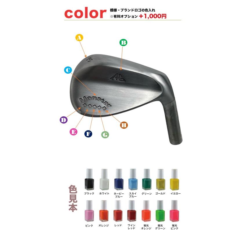 ウェッジ ノーメッキ仕上げ ダイヤモンドMonstar 軟鉄鍛造 60度 NS