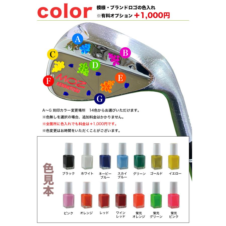 ウェッジ 54度 MOZ 釼持 桜吹雪  KW-1901 ★ロフト 54°/バウンス 10° 軟鉄鍛造  NS PRO950シャフト MADE IN JAPAN HANDMADE　国産_7