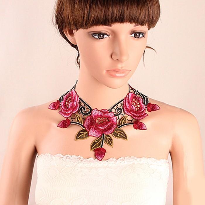 ダンス衣装 チョーカー 付け襟 アクセサリー 社交ダンス ネックレス バラ レース ゴージャス刺繍 つけ襟 フラメンコ ミカドレス Cy2 2 91 ダンス衣装専門店 ミカドレス 通販 Yahoo ショッピング