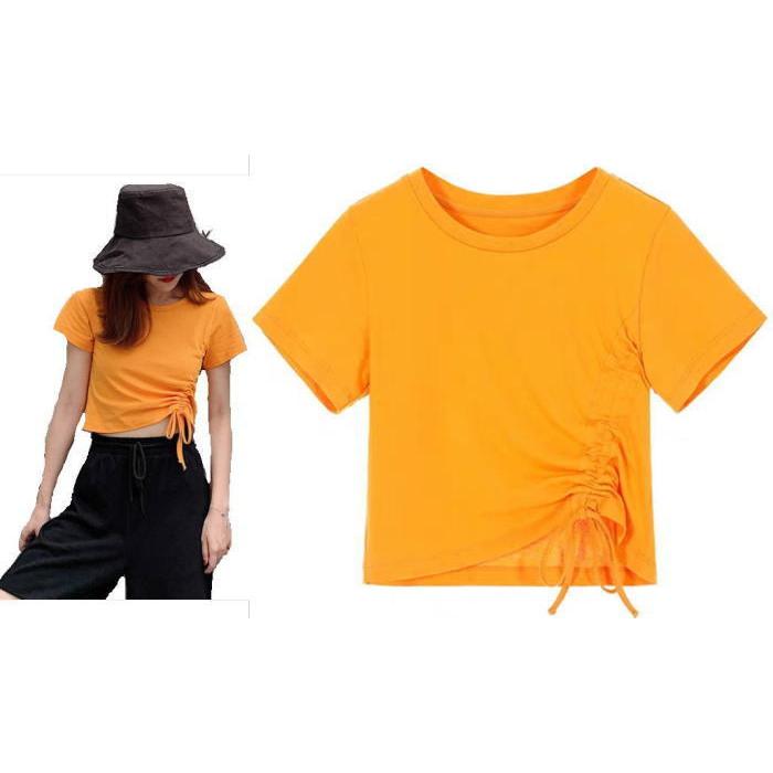 ダンス衣装 トップス オレンジ Yo 半袖 Tシャツ へそ出し 着痩せ ショート丈 ヒップホップ レディース Cy242n Orange Cy242n Yo Orange ダンス衣装専門店 ミカドレス 通販 Yahoo ショッピング