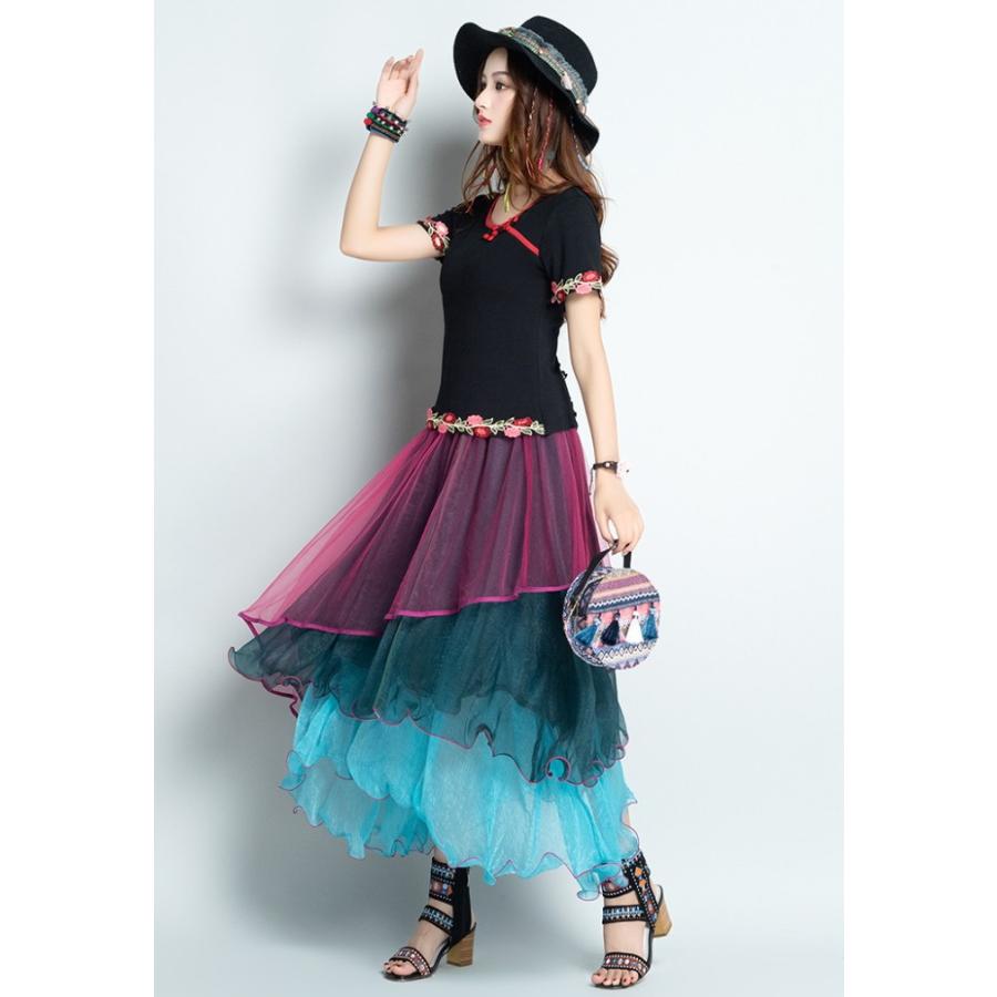 ワンピース ダンス衣装 3way レイヤードスカート チュール スカート アシンメトリー 花ベルト付き ロングスカート ダンス スカート ドレス ミカドレスcy24n 1 Cy24n 11 ダンス衣装専門店 ミカドレス 通販 Yahoo ショッピング