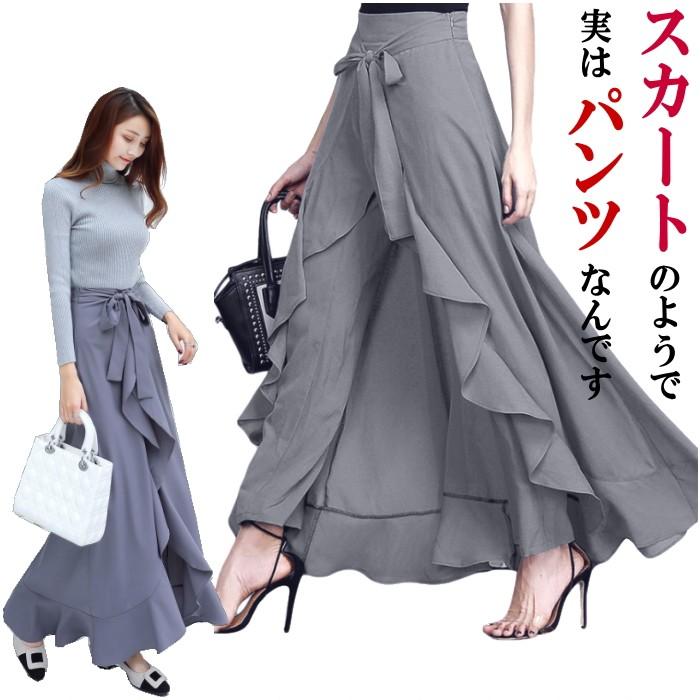 スタイルアップ 視線を騙す変形 スカートパンツ 大きいサイズ スカート風 巻きスカート タップダンス ヒップホップ 衣装 ワイドパンツ グレー Cy402 Gray Cy402 Charcoalgray 2 ダンス衣装専門店 ミカドレス 通販 Yahoo ショッピング