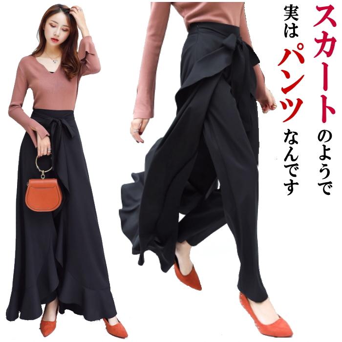 大きいサイズ スカート風 ワイドパンツ 黒m Yo Lサイズ相当 ガウチョパンツ バギーパンツ 巻きスカート ダンス衣装 Cy402 Cy402 Yo Black M ダンス衣装専門店 ミカドレス 通販 Yahoo ショッピング