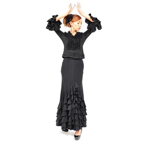 完売 M〜Lサイズ フラメンコ衣装 トップス レディース 前