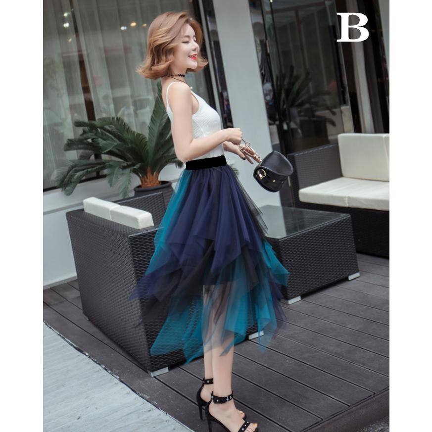 ふんわりと舞う チュール ロングスカート ダンス衣装  ランダムカット アシンメトリー チュチュ  フレアスカート バレエチュール ヒップホップ cy380-p0 |  | 27