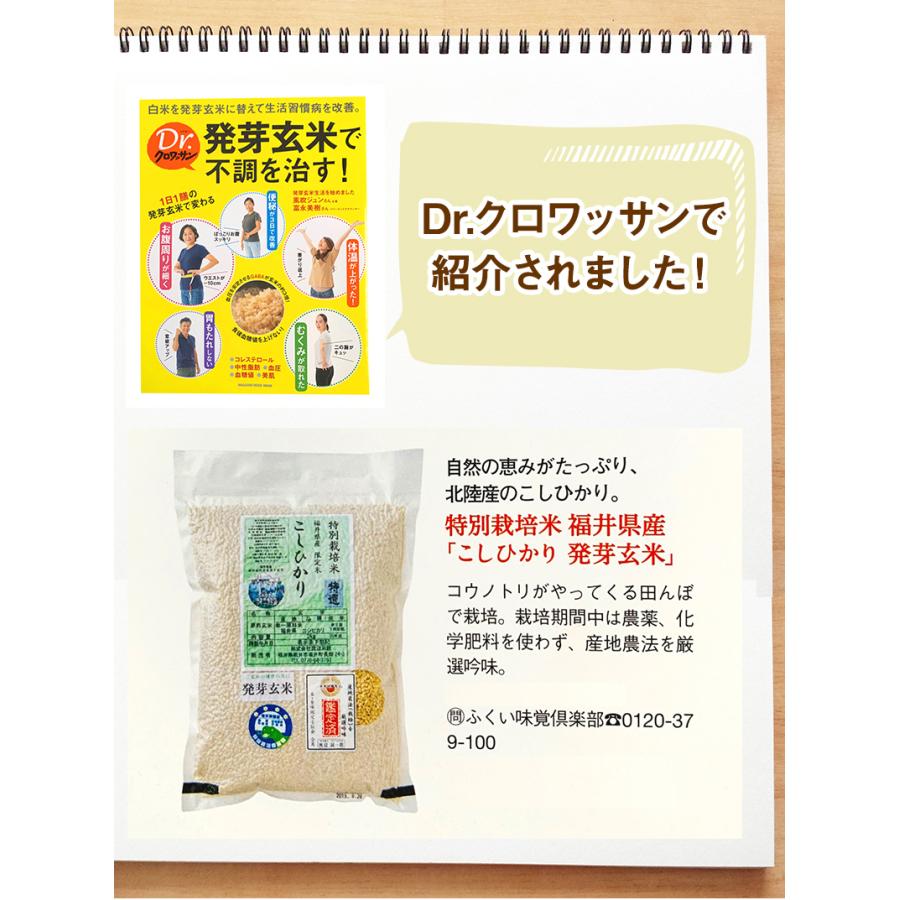 発芽玄米 無農薬 つや姫 お試し3合パック 無洗米 令和5年宮城県産　クロネコゆうパケット便で送料無料｜mikaku-club｜18