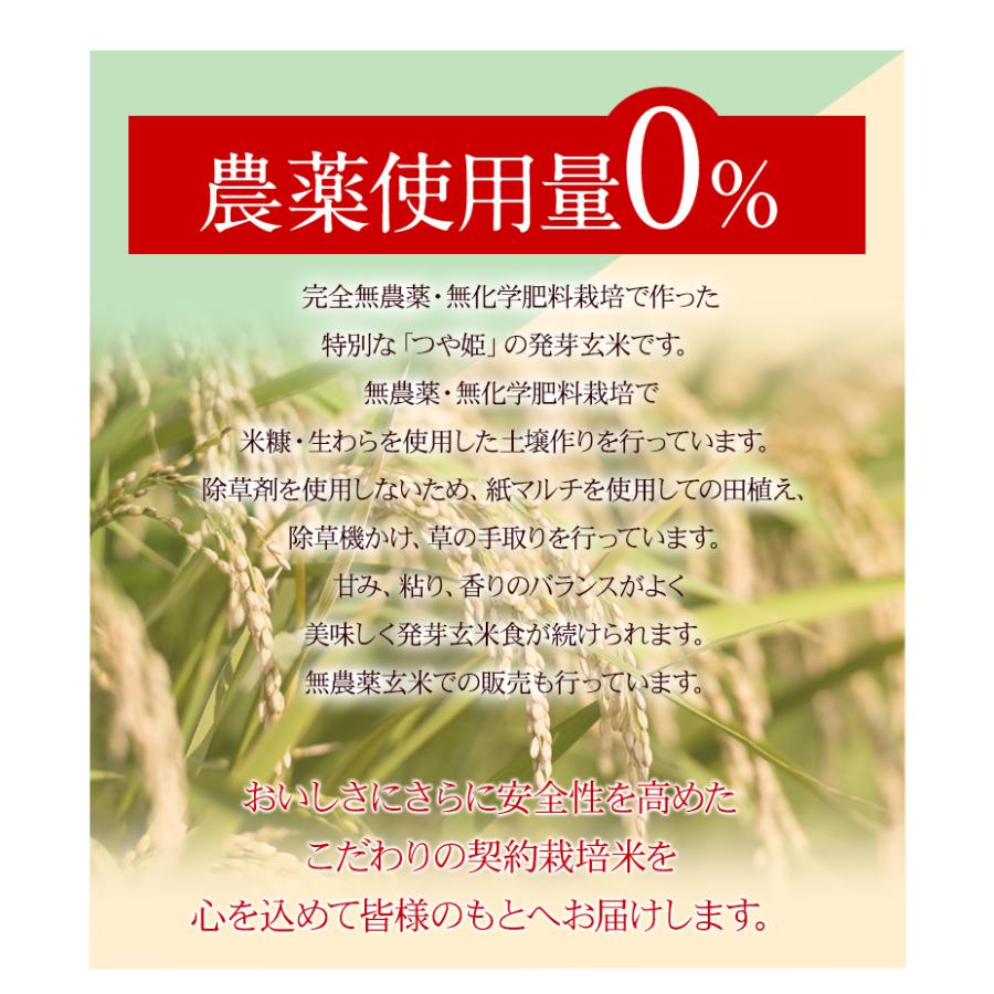 発芽玄米 無農薬 2Kg つや姫 宮城令和5年産 特別栽培米 真空パック｜mikaku-club｜06